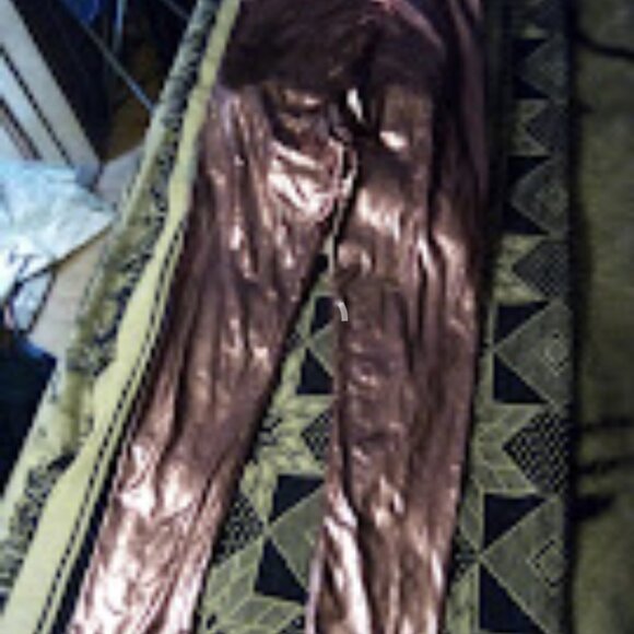 Sexy Shiny Skin Tight Spandex Pink Pants - Picture 1 of 2